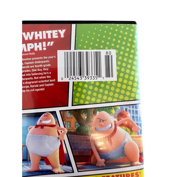 Captain Underpants The First Epic Movie DVD 2017 Family Comedy Movie Pre-Owned - Picture 3 of 4